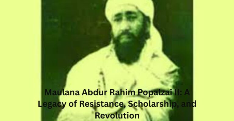 Maulana Abdur Rahim Popalzai II: A Legacy of Resistance, Scholarship, and Revolution Maulana Abdur Rahim Popalzai II was a prominent figure in the struggle for India’s independence during the British colonial era. His journey from a religious scholar to a fierce freedom fighter left a lasting impact on the political and social landscape of the Indian subcontinent. With a blend of Islamic scholarship and leftist ideologies, Popalzai became a symbol of resistance against imperialism, leading movements that aimed at securing the rights and freedoms of the oppressed masses. Early Life and Education Born in 1890 in Peshawar, which was part of British India at the time, Popalzai grew up in a family dedicated to education and religious learning. He lost his five elder brothers at an early age, making him the eldest surviving son. His father, Abdul Hakim, a renowned scholar, educated him in the family tradition of simplicity, asceticism, and mysticism. By 1908, Popalzai’s formal education expanded beyond his home, sending him to Rampur and later to Delhi, where he pursued further studies. Popalzai's most formative years were spent at the prestigious Darul Uloom Deoband, one of the leading centers of Islamic learning in India. Under the guidance of the esteemed scholar, Mahmud Hasan Deobandi, Popalzai developed a deep understanding of Islamic jurisprudence and gained a certificate in Hadith. His education at Deoband played a pivotal role in shaping his thoughts and political activism, eventually turning him into a highly influential figure within the Indian freedom movement. Political Ideology and Involvement in the Freedom Struggle Popalzai’s political journey was heavily influenced by his early experiences in the Khilafat Movement. He became involved in the movement during his teenage years, which was a significant pan-Islamic political campaign that aimed to protect the Ottoman Caliphate. However, his political consciousness grew deeper as he came into contact with Marxist ideologies, which he integrated into his beliefs. It is for this reason that Popalzai was often referred to as the “Marxist Maulana,” a title that reflected his blend of Islamic thought and left-wing political views. Throughout his life, Popalzai remained committed to resisting British colonial rule. His involvement in political organizations like the Naujawan Bharat Sabha (Youth Association of India) and his association with other anti-imperialist leaders cemented his place in the Indian independence movement. In 1939, he protested against British bombings in Waziristan, for which he was imprisoned for five years. His deep commitment to the cause of liberation earned him a reputation as a fearless leader in the fight for India’s freedom. Contributions to Education and Journalism Popalzai was not just a political figure but also a scholar and educator. He believed in the power of education to awaken the masses and make them aware of their rights. He founded a seminary at Masjid Qasim Ali Khan in Peshawar, where he provided religious education to the youth. This was part of his larger vision of creating an educated society that could understand the nuances of colonial exploitation and fight for their rights. In addition to his academic endeavors, Popalzai launched a newspaper called Chingari to spread political awareness. Through his journalistic work, he sought to ignite the flames of resistance among the people of the subcontinent. The newspaper became a platform for discussing social issues, exposing the injustices of the British regime, and promoting the cause of Indian nationalism. Role in the Qissa Khwani Massacre and Imprisonment One of the most significant events of Popalzai's political life was his role in the Qissa Khwani Massacre of 1930, which was a violent response by the British to a peaceful uprising against colonial rule. Popalzai played a pivotal role in organizing the demonstrations that led to the massacre, in which numerous protesters were killed. As a consequence, he was sentenced to nine years in prison, a period that only solidified his commitment to the cause of Indian independence. Popalzai’s involvement in such revolts illustrated his courage and unyielding dedication to liberating the people from the oppressive British rule. His actions earned him the respect of the masses and the ire of the colonial authorities. Religious and Political Thought Popalzai’s political education was deeply intertwined with his religious beliefs. He adhered to the teachings of Shah Waliullah, a renowned Islamic scholar and reformer. Under the tutelage of Maulana Mahmud-ul-Hassan, Popalzai became an advocate for the rights of the downtrodden and a critic of the exploitative capitalist system. His training and association with these prominent figures gave him a unique understanding of the struggle for freedom, both in terms of religious and political liberation. Popalzai’s commitment to social justice and equality was also evident in his leftist leanings. He was drawn to the methods and tactics of the Marxists, which he incorporated into his own approach to political activism. His vision was one of a society that was both spiritually fulfilling and socially just, free from the shackles of imperialism and economic exploitation. Personal Life and Legacy In 1918, Maulana Abdur Rahim Popalzai married and had two children: a daughter, Safia Begum, and a son, Abdul Rauf. His family life was marked by the same simplicity and dedication to the cause of freedom that characterized his public life. Despite facing immense personal and political challenges, Popalzai never wavered in his commitment to his ideals. Maulana Abdur Rahim Popalzai II passed away in 1944, at the age of 53 or 54, leaving behind a rich legacy of intellectual thought, political resistance, and social activism. His contributions to the Indian independence movement and his pioneering efforts in education and journalism continue to inspire generations of freedom fighters and activists. His life stands as a testament to the power of education, the importance of political consciousness, and the unwavering pursuit of justice in the face of oppression. Conclusion Maulana Abdur Rahim Popalzai II's life was a powerful blend of religious scholarship, political activism, and social reform. His tireless efforts in the struggle for India's freedom, his commitment to education, and his innovative approach to political ideology have left a lasting impact on both the Indian independence movement and the broader history of resistance against colonialism. Through his leadership, Popalzai inspired countless others to join the fight for freedom, and his legacy lives on in the hearts of those who continue to strive for justice and equality in the world.